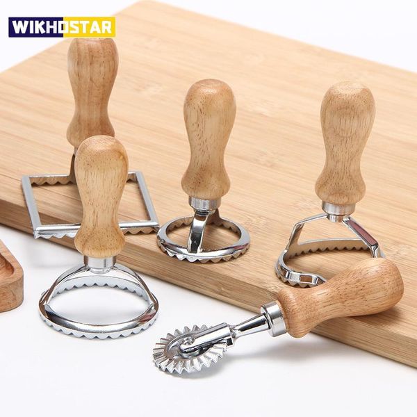 Conjunto de Cortadores de Ravioli em Aço Inoxidável para Cozinha Longo