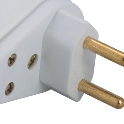 Plugue Angular 2p 20a 250 Volts Branco - 57402109 - Tramontina