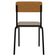 Kit 06 Cadeiras Estofada Para Sala De Jantar Sense Preto C01 Linho Areia Courino Caramelo - Lyam Decor