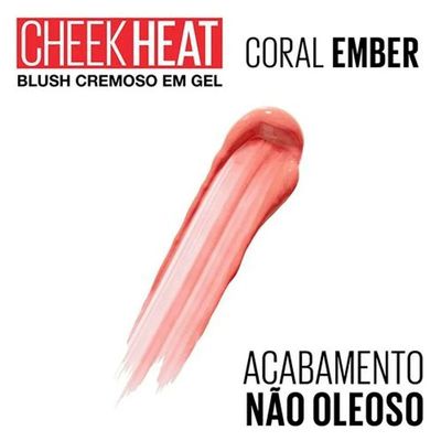 Maybelline Blush Cheek Heat Coral Ember
