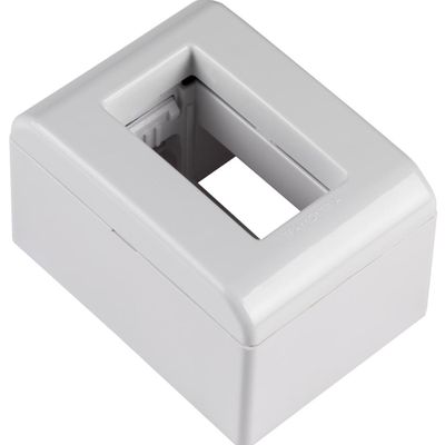 Kit 6 Caixa de Sobrepor 1 Posto Tramontina LizFlex Branca
