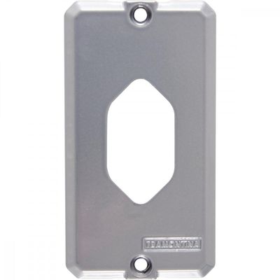 Tampa para condulete 1/2" e 3/4" com 1  posto vertical