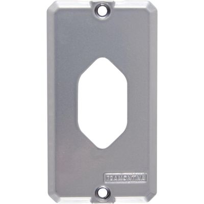 Tampa para condulete 1/2" e 3/4" com 1  posto vertical