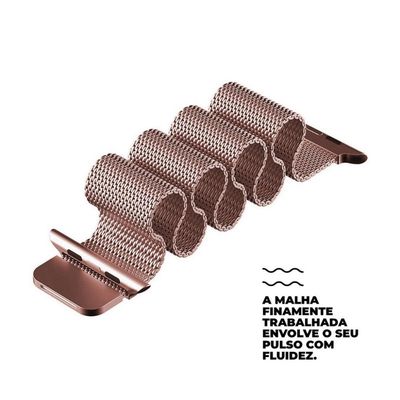 Pulseira de Milanese para Apple Watch 38 / 40 / 41MM Rosa - Gshield
