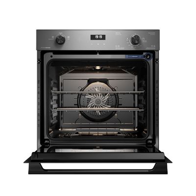 Forno de Embutir Electrolux a Gás 80L Experience com FoodSensor Cinza (OE8GF) 220V