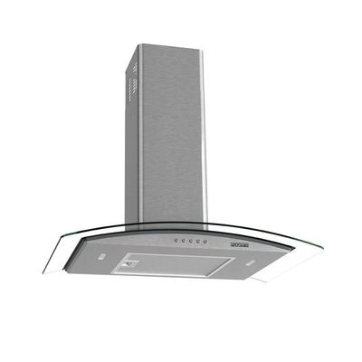 Coifa Fogatti De Parede Clean Vidro Curvo Kromanox 70cm Kromanox 220V
