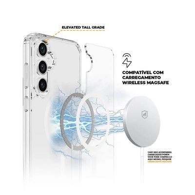 Capa para Samsung Galaxy S23 FE - MagSafe Transparente - Gshield