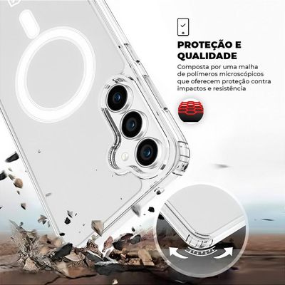 Capa para Samsung Galaxy S23 FE - MagSafe Transparente - Gshield