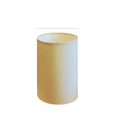 Cúpula Abajur E Luminária Cilíndrica Vivare Cp-7002 ø13x30cm - Bocal Nacional Algodão-crú