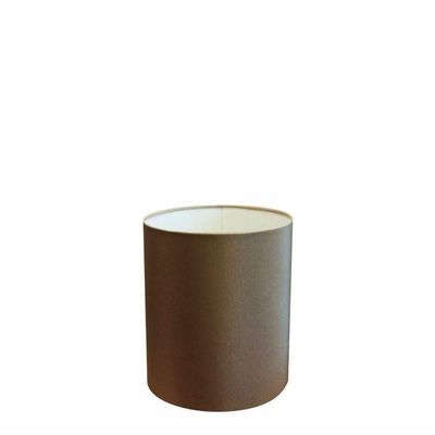 Cúpula Abajur E Luminária Cilíndrica Vivare Cp-7001 ø13x15cm - Bocal Nacional Cáqui