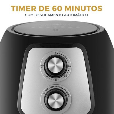 Air Fryer Britânia 4L Revestimento Antiaderente 1500W BFR21P 220V