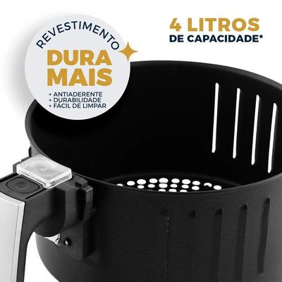Air Fryer Britânia 4L Revestimento Antiaderente 1500W BFR21P 220V