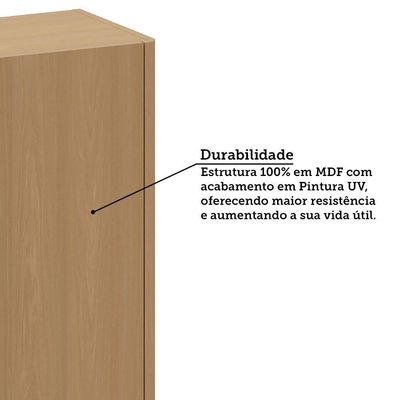 Nicho Vertical 20cm Lumina Luciane Móveis Freijó