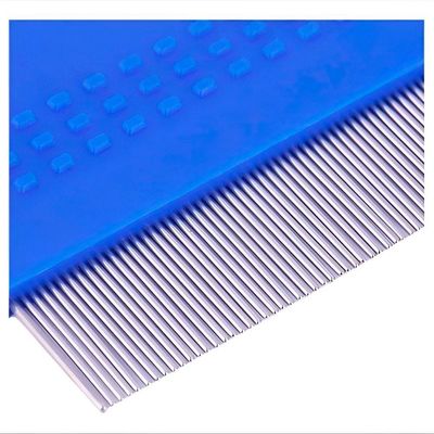 Pente Fino Anti Pulgas Removedor Carrapatos Limpeza Azul