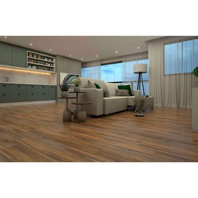 Piso Laminado Premium Artisan Cumaru Honey - Resistente à Umidade E Com Manta Acústica