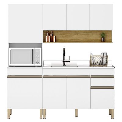Cozinha Modulada 3 Pecas Balcao Pia 3023 Line Ktp Supremo Cp Freijo