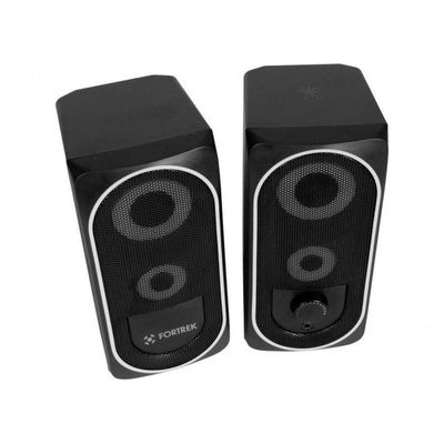 Caixa De Som Gamer Multimídia Fortrek Black Hawk Rgb Preta