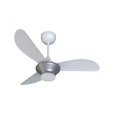 Ventilador De Teto Ventisol Mistral 3 Pás Branco/cinza Bivolt