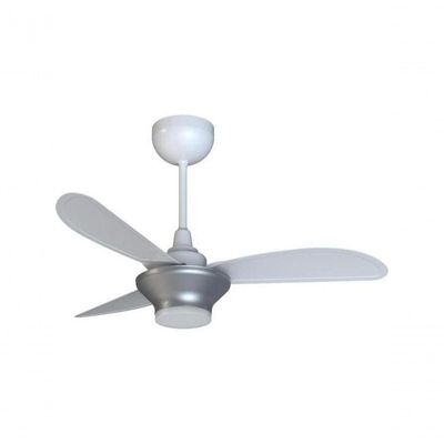 Ventilador De Teto Ventisol Mistral 3 Pás Branco/cinza Bivolt