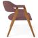 Cadeira de Jantar e Estar Living Estofada Nadja L02 Suede Rosê - Lyam Decor