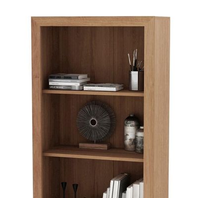 Armário Escritório Com 2 Portas Multimóveis Cr25020 Amendoa