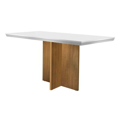 Mesa Olímpia 120cm Rufato Off White