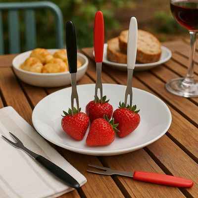 Kit 36 Garfos para Petiscos Tramontina Pequenos Servir Porções Aperitivos Petiscaria Restaurante