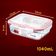 Vasilha De Vidro Hermética Com Tampa 1040ml Mantimentos Para Microondas Freezer Congelador Geladeira Comida Pote