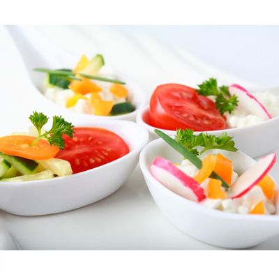 Colher Finger Food Porcelana Branca Buffet Lamen Bistro 6un