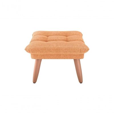 Puff Banqueta Nantes Matrix Boucle Mostarda