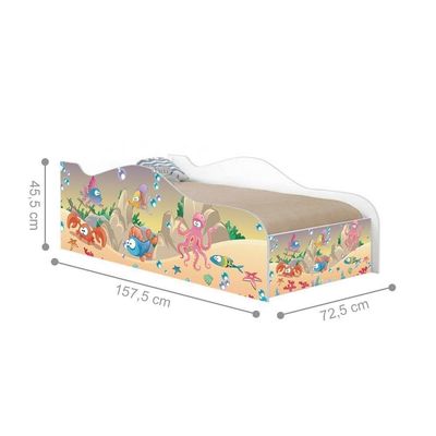 Mini Cama Fun Fundo Do Mar Feliz