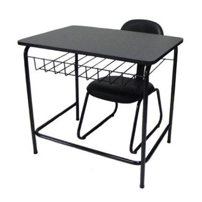 Mesa r Com Cadeira De Escritório Mesa r Preto
