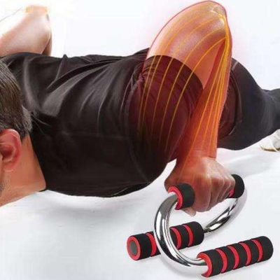 Suporte Flexao Apoio Chao Barra Treino Ombro Triceps Peito Abdomen Prancha Academia Em Casa Aparelho