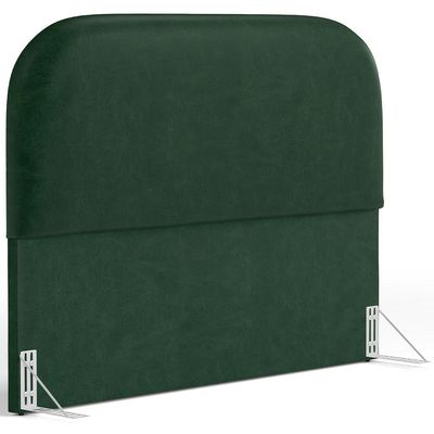 Cabeceira Cama Box King 195cm Orgânica Lanna W01 Couríssimo Verde - Lyam Decor