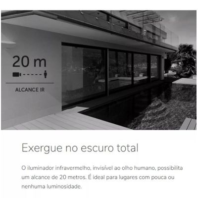 Kit 6 Câmeras de Segurança hd Dvr intelbras full hd 8ch mhdx c/hd