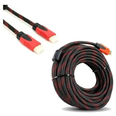 Cabo Hdmi 10 Metros Blindado 3d Full Hd Para Tv Game Pc Notebok