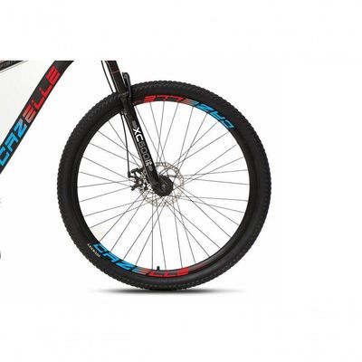 Bicicleta Aro 29 Colli Cazelle Turim 21m Aluminio Quadro 17 Preto-adesivo Azul-vermelho