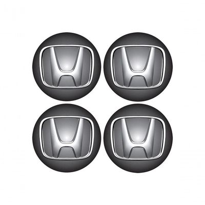 Jogo Bottom- Emblema Para Calota Honda 48mm Degrade 4...