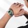 Relogio Masculino Esportivo Casual Quartzo Em Aço Inoxidável 30m À Prova Da Água Verde