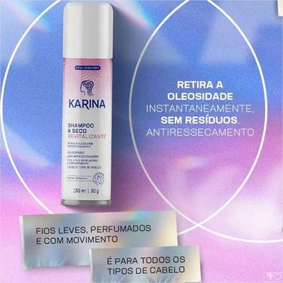 Karina Shampoo A Seco Revitalisante 150mls
