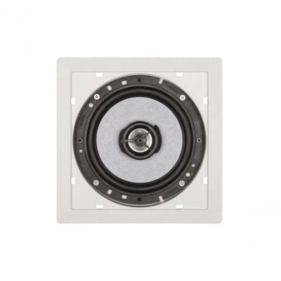 Arandela Quadrada Fiamon 6'' Coaxial 50rms 8r Branca
