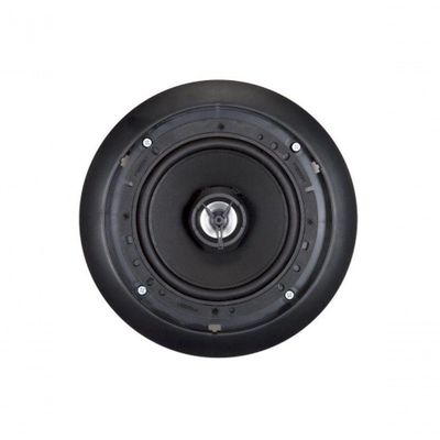 Arandela Redonda Fiamon 6 Coaxial 50rms 8r Preta
