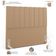 Cabeceira Cama Box Casal 140 cm Dália W01 Bouclê Mostarda - Lyam Decor