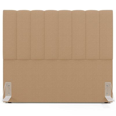 Cabeceira Cama Box Casal 140 cm Dália W01 Bouclê Mostarda - Lyam Decor