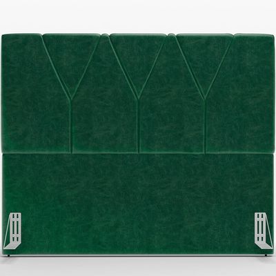 Cabeceira Cama Box Casal 140 cm Aurora W01 Facto Verde Musgo - Lyam Decor