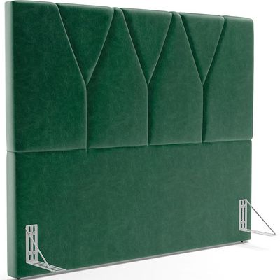 Cabeceira Cama Box Casal 140 cm Aurora W01 Facto Verde Musgo - Lyam Decor