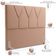 Cabeceira Cama Box Casal Queen 160 cm Aurora W01 Linho Rosê - Lyam Decor