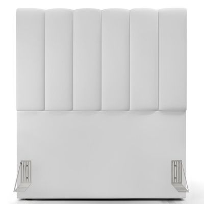 Cabeceira Cama Box Solteiro 100 cm Dália W01 Facto Branco - Lyam Decor