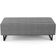 Puff Decorativo Sala de Estar Bali W01 Base Ferro 120x50 cm Suede Pied Poule - Lyam Decor