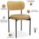 Kit 02 Cadeiras Estofadas Para Sala De Jantar Louvre L02 Couríssimo Fendi - Lyam Decor